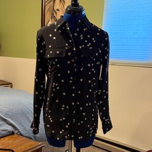 Equipment Black Shirt with White Star Design